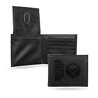 Buffalo Sabres Laser Engraved Billfold Wallet