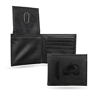 Colorado Avalanche Laser Engraved Billfold Wallet