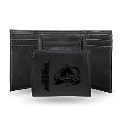 Colorado Avalanche Laser Engraved Tri-Fold Wallet