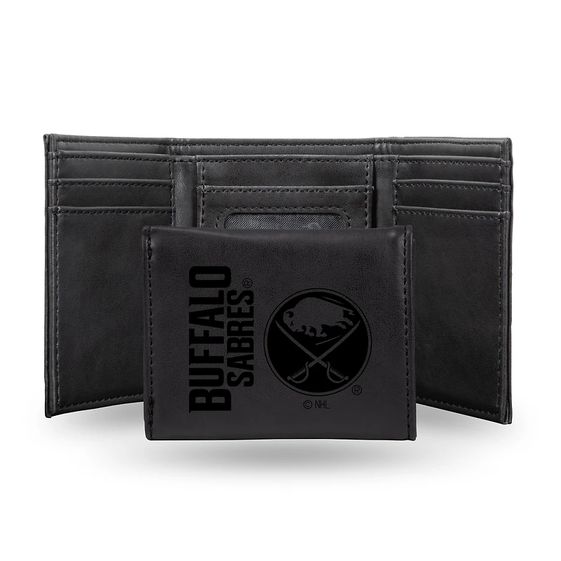 Buffalo Sabres Laser Engraved Tri-Fold Wallet