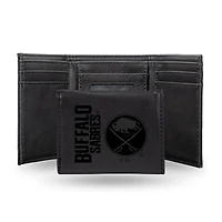 Buffalo Sabres Laser Engraved Tri-Fold Wallet