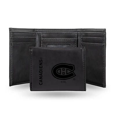 Montreal Canadiens Laser Engraved Tri-Fold Wallet