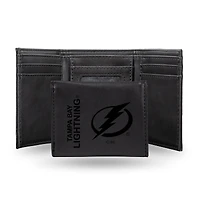 Tampa Bay Lightning Laser Engraved Tri-Fold Wallet