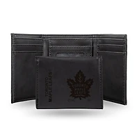 Toronto Maple Leafs Laser Engraved Tri-Fold Wallet