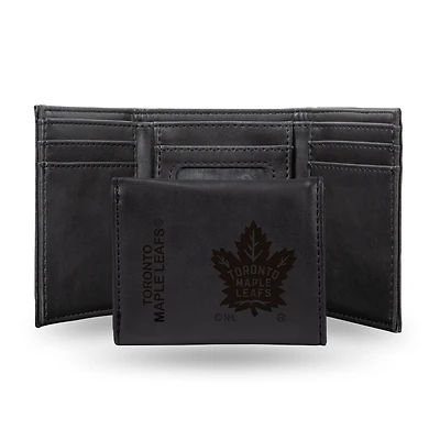 Toronto Maple Leafs Laser Engraved Tri-Fold Wallet