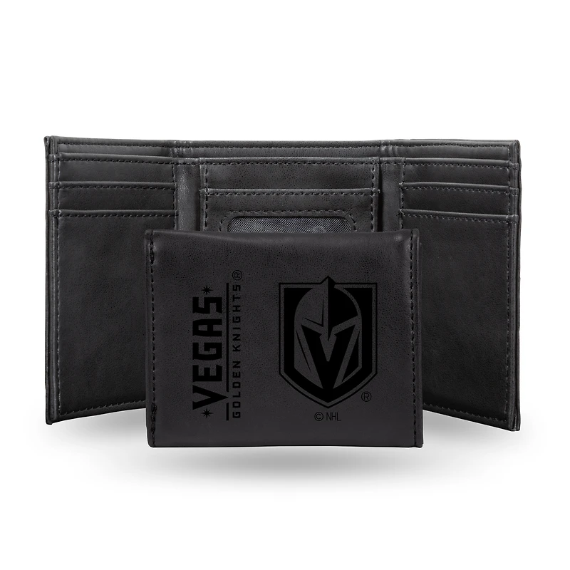Vegas Golden Knights Laser Engraved Tri-Fold Wallet