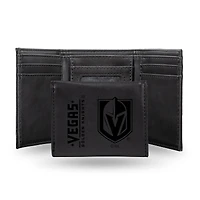 Vegas Golden Knights Laser Engraved Tri-Fold Wallet