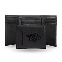 Nashville Predators Laser Engraved Tri-Fold Wallet