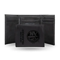 New York Islanders Laser Engraved Tri-Fold Wallet