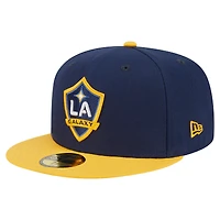 Men's New Era  Navy LA Galaxy 2025 Kickoff 59FIFTY Fitted Hat