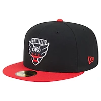 Men's New Era  Black D.C. United 2025 Kickoff 59FIFTY Fitted Hat