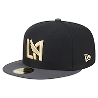 Men's New Era  Black LAFC 2025 Kickoff 59FIFTY Fitted Hat