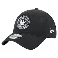 Men's New Era  Black Charlotte FC 2025 Kickoff 9TWENTY Adjustable Hat