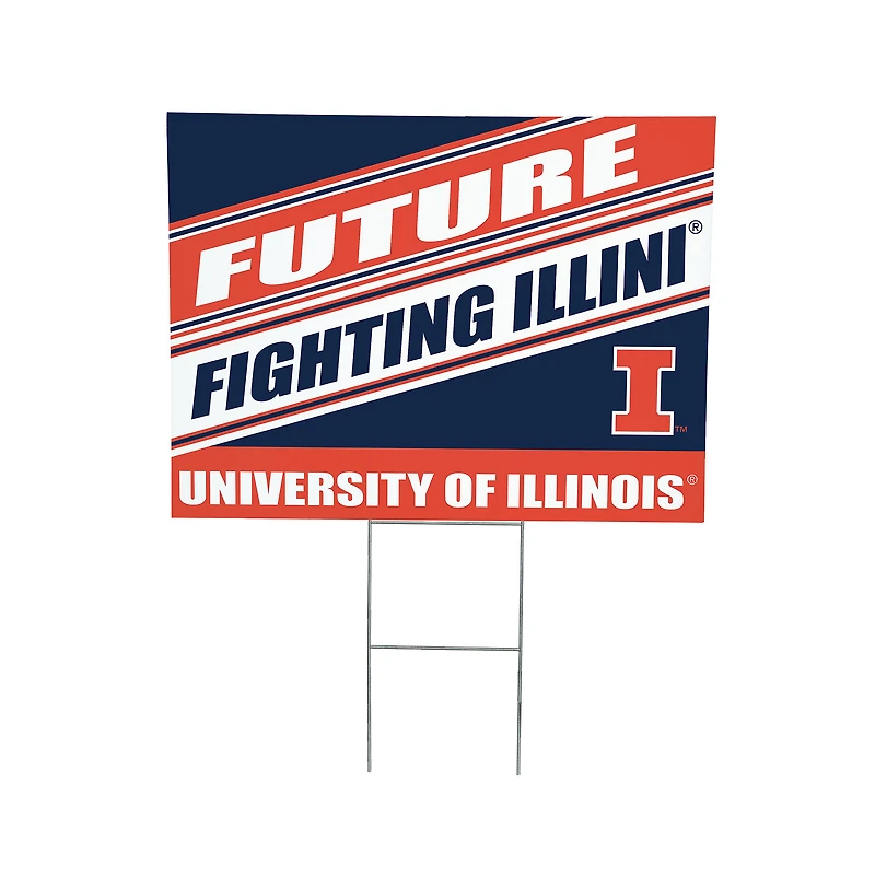 Illinois Fighting Illini 18" x 24" Future Student Outdoor Yard Sign