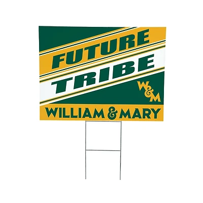 William & Mary Tribe 18" x 24" Future Student Outdoor Yard Sign