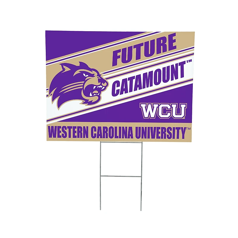 Western Carolina Catamounts 18" x 24" Future Student Outdoor Yard Sign