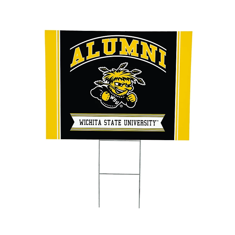 Wichita State Shockers 18" x 24" Alumni Outdoor Yard Sign