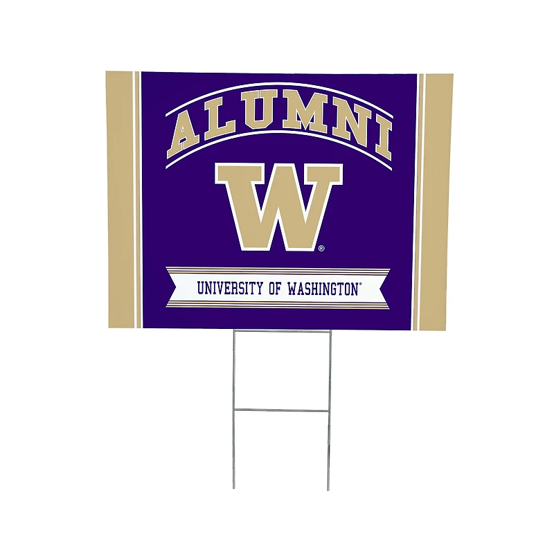 Washington Huskies 18" x 24" Alumni Outdoor Yard Sign