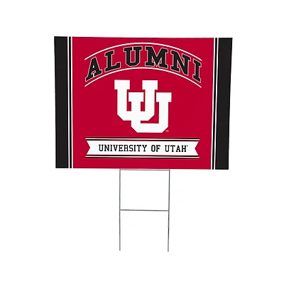 Utah Utes 18" x 24" Alumni Outdoor Yard Sign