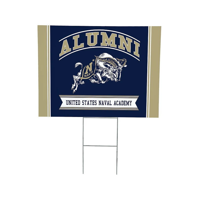 Navy Midshipmen 18" x 24" Alumni Outdoor Yard Sign