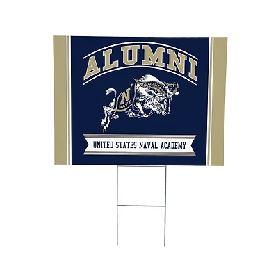Navy Midshipmen 18" x 24" Alumni Outdoor Yard Sign