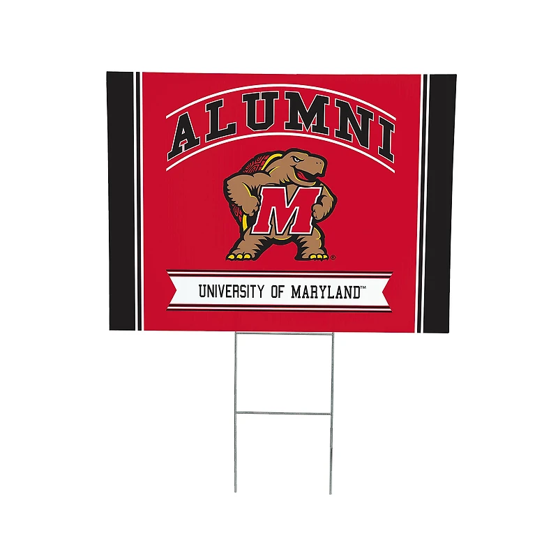 Maryland Terrapins 18" x 24" Alumni Outdoor Yard Sign