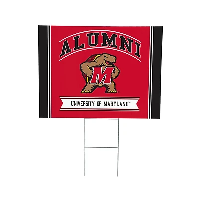 Maryland Terrapins 18" x 24" Alumni Outdoor Yard Sign