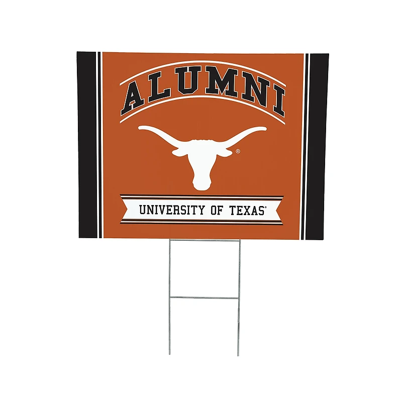 Texas Longhorns 18" x 24" Alumni Outdoor Yard Sign