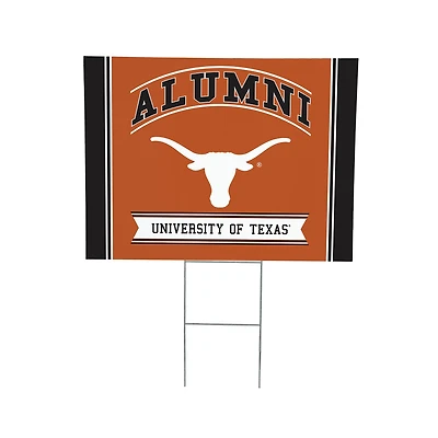 Texas Longhorns 18" x 24" Alumni Outdoor Yard Sign