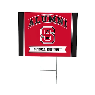 NC State Wolfpack 18" x 24" Alumni Outdoor Yard Sign
