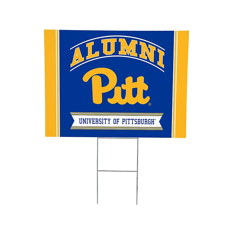 Pitt Panthers 18" x 24" Alumni Outdoor Yard Sign