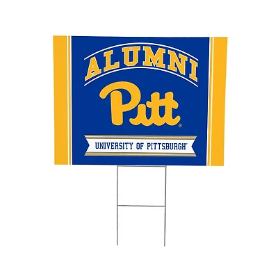 Pitt Panthers 18" x 24" Alumni Outdoor Yard Sign