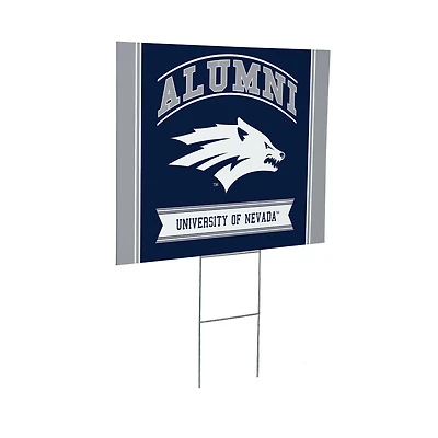 Nevada Wolf Pack 18" x 24" Alumni Outdoor Yard Sign