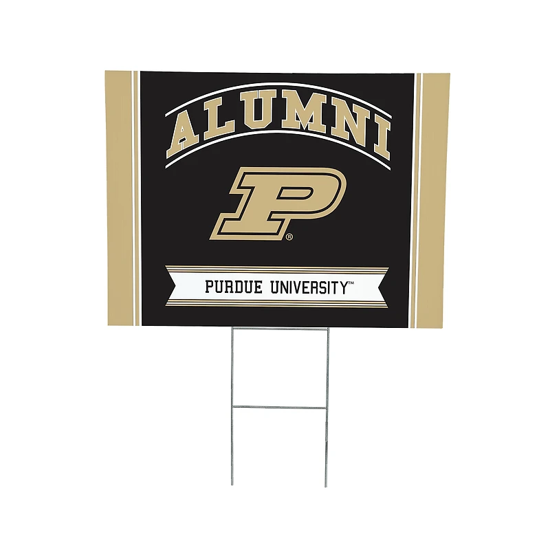 Purdue Boilermakers 18" x 24" Alumni Outdoor Yard Sign