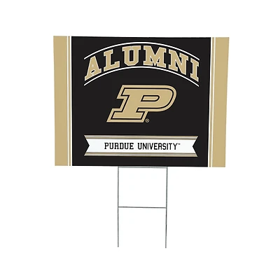 Purdue Boilermakers 18" x 24" Alumni Outdoor Yard Sign