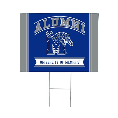 Memphis Tigers 18" x 24" Alumni Outdoor Yard Sign