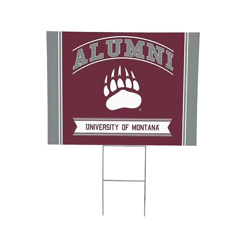 Montana Grizzlies 18" x 24" Alumni Outdoor Yard Sign