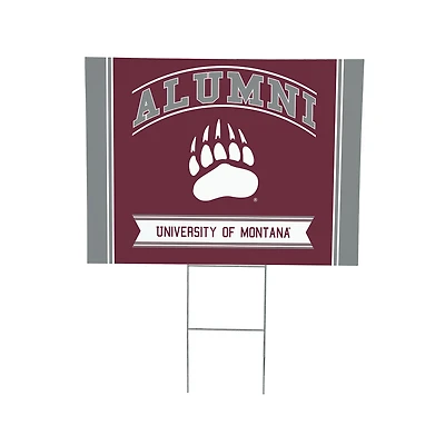 Montana Grizzlies 18" x 24" Alumni Outdoor Yard Sign