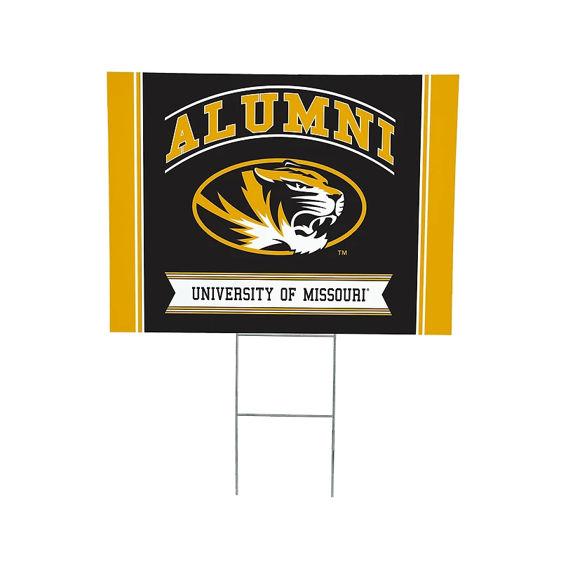 Missouri Tigers 18" x 24" Alumni Outdoor Yard Sign