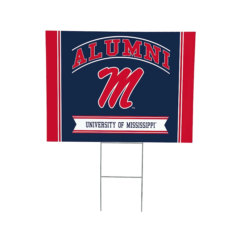 Ole Miss Rebels 18" x 24" Alumni Outdoor Yard Sign
