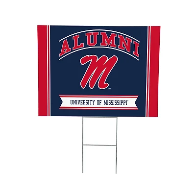 Ole Miss Rebels 18" x 24" Alumni Outdoor Yard Sign