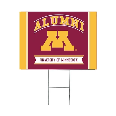 Minnesota Golden Gophers 18" x 24" Alumni Outdoor Yard Sign