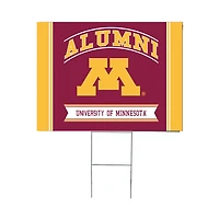 Minnesota Golden Gophers 18" x 24" Alumni Outdoor Yard Sign