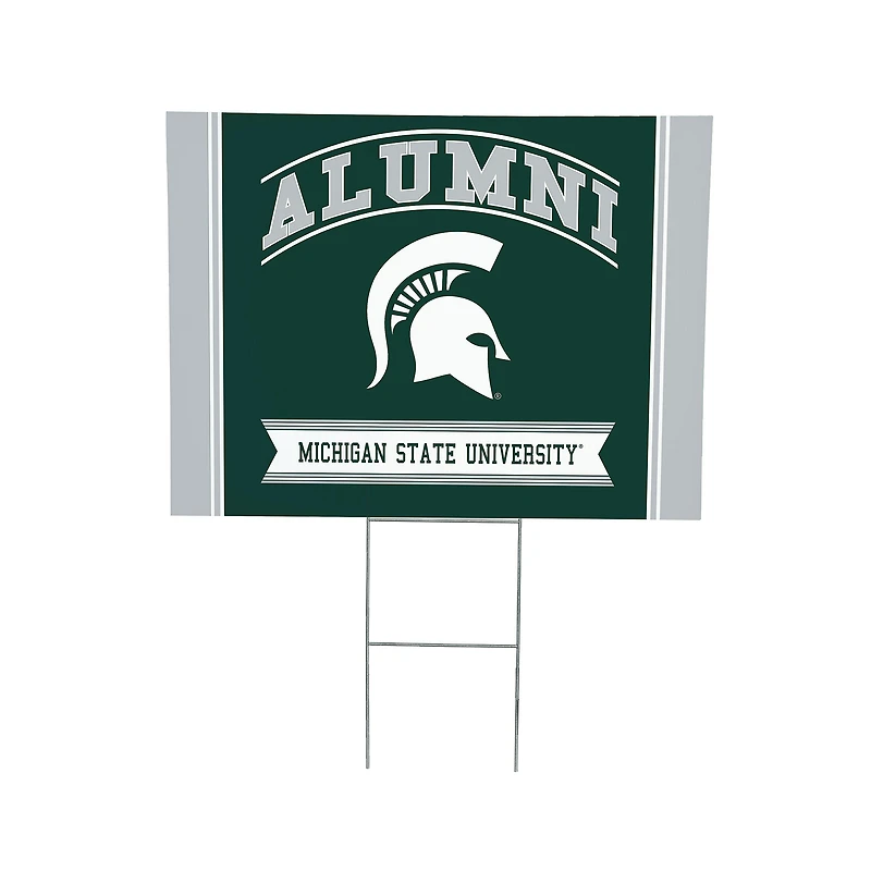 Michigan State Spartans 18" x 24" Alumni Outdoor Yard Sign