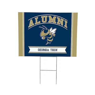 Georgia Tech Yellow Jackets 18" x 24" Alumni Outdoor Yard Sign