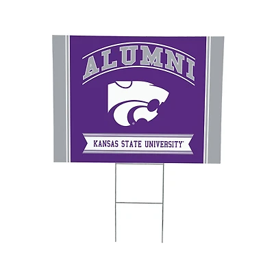 Kansas State Wildcats 18" x 24" Alumni Outdoor Yard Sign