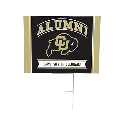 Colorado Buffaloes 18" x 24" Alumni Outdoor Yard Sign