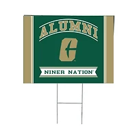 Charlotte 49ers 18" x 24" Alumni Outdoor Yard Sign