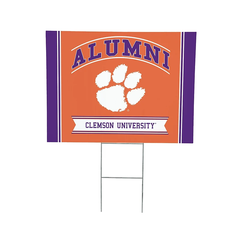 Clemson Tigers 18" x 24" Alumni Outdoor Yard Sign