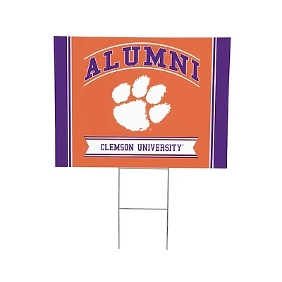 Clemson Tigers 18" x 24" Alumni Outdoor Yard Sign